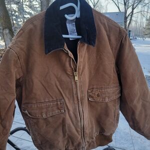 Carhartt Men's Brown Bomber Jacket